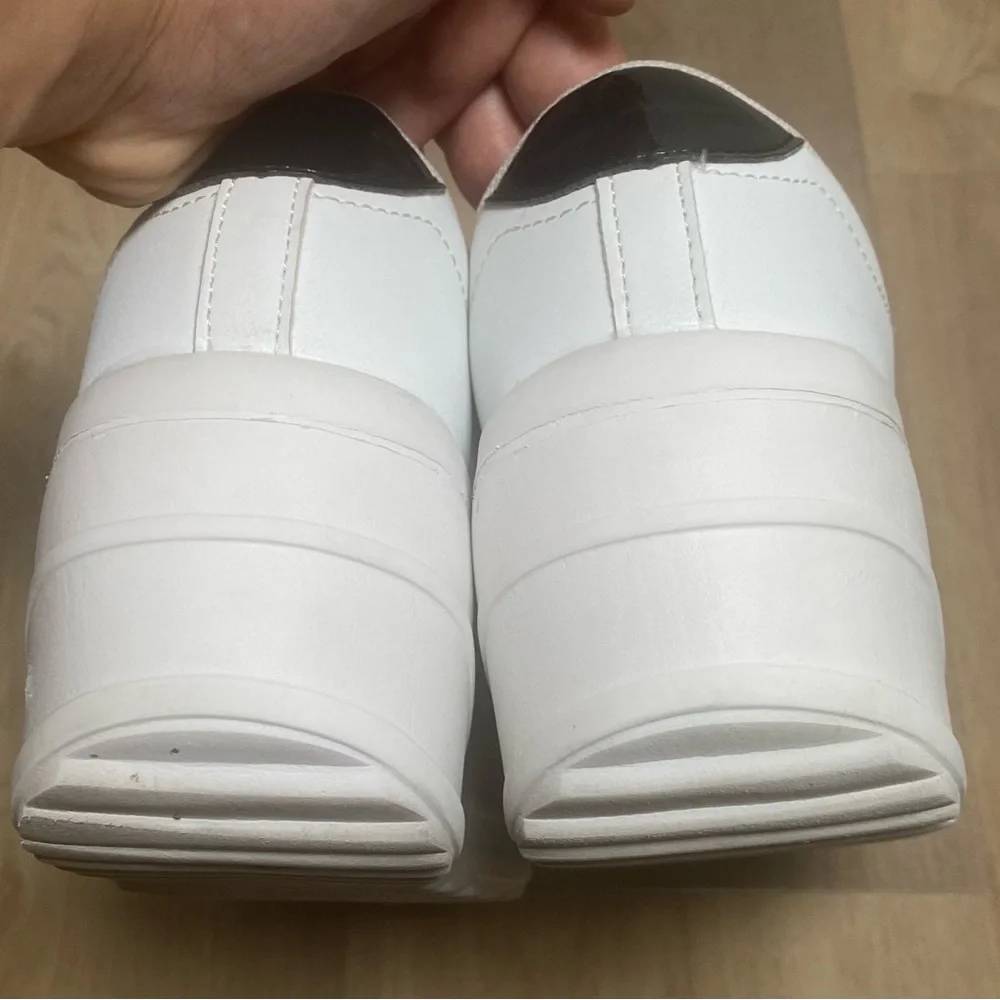 Nasty Gal Women’s White Wedge Platform Sneakers‎ EU 36 US 6